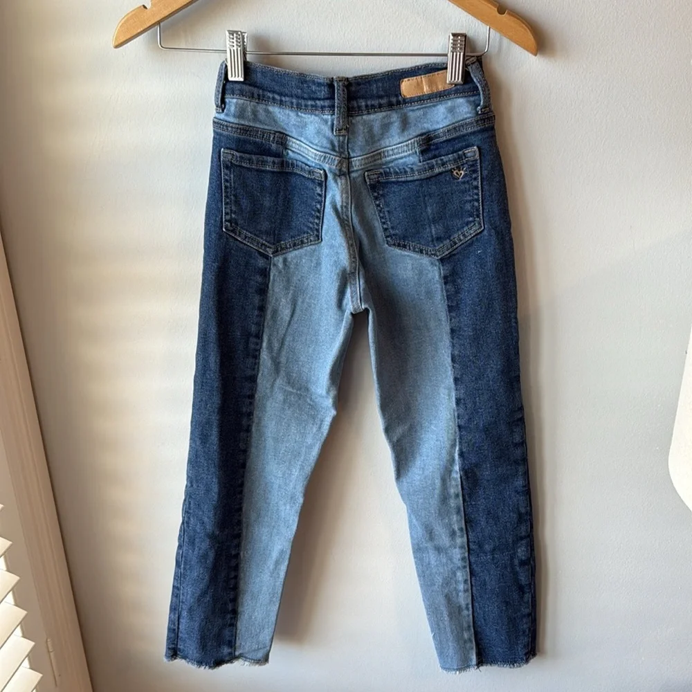 Justice Two-Tone Y2K‎ Girls Blue Jeans